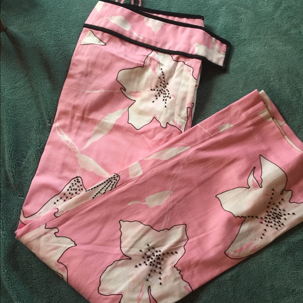 Pink Beaded Pants